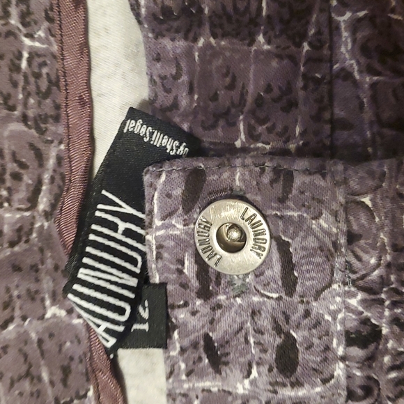 Modern snakeskin pattern slim pant - Picture 2 of 2